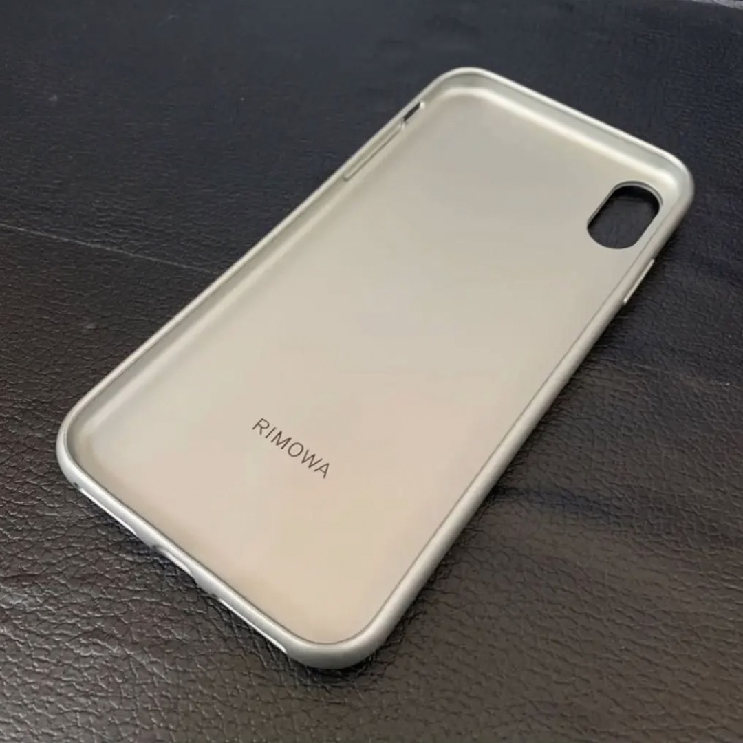 RIMOWA(リモワ)の【新品未使用品】RIMOWA iPhoneケース Xs MAX アルミニウム スマホ/家電/カメラのスマホアクセサリー(iPhoneケース)の商品写真