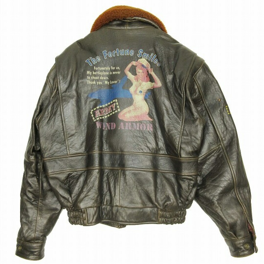 90s ウィンドアーマー G-1 フライト ジャケット ジャンパー L メンズのジャケット/アウター(フライトジャケット)の商品写真