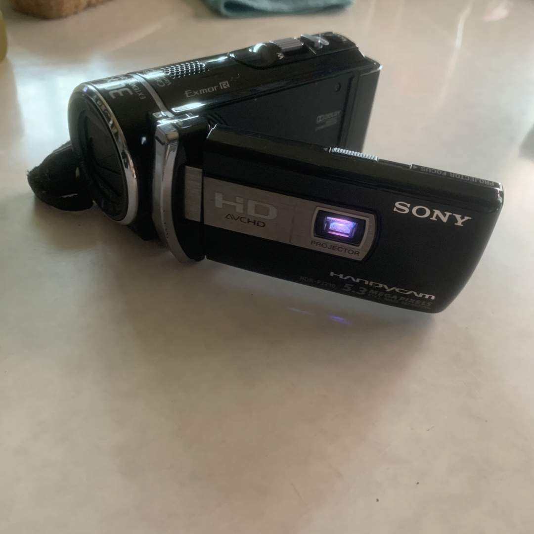 SONY(ソニー)の動作品　SONY handyman  HDR-PJ210 スマホ/家電/カメラのカメラ(ビデオカメラ)の商品写真