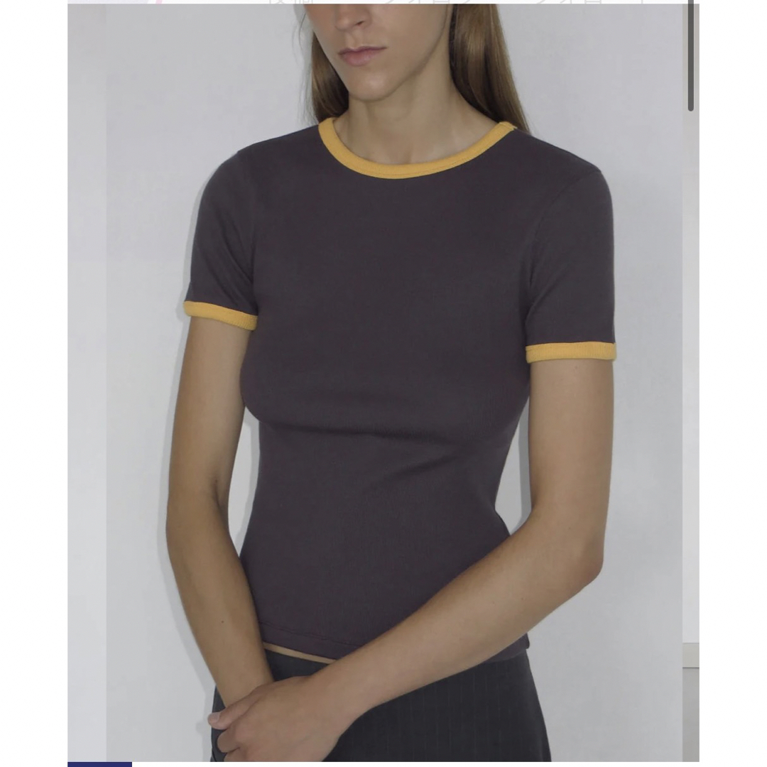 palomawool  パロマウール　リブTシャツ レディースのトップス(Tシャツ(半袖/袖なし))の商品写真