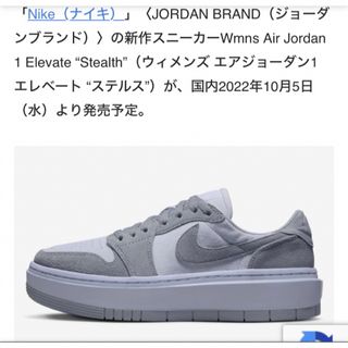 ナイキ(NIKE)のNIKEエアジョーダン1エレベート(スニーカー)