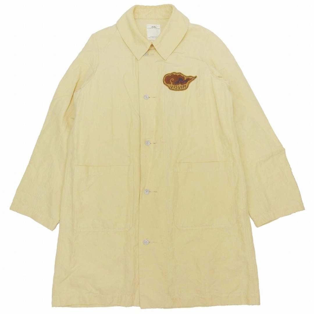 2023新作モデル ビズビム 美品 18SS ビズビム COAT グリース visvimモンキーコート グリースモンキー モンキー コート リネン  MONKEY コットン 3 GREASE ジャケット/アウター