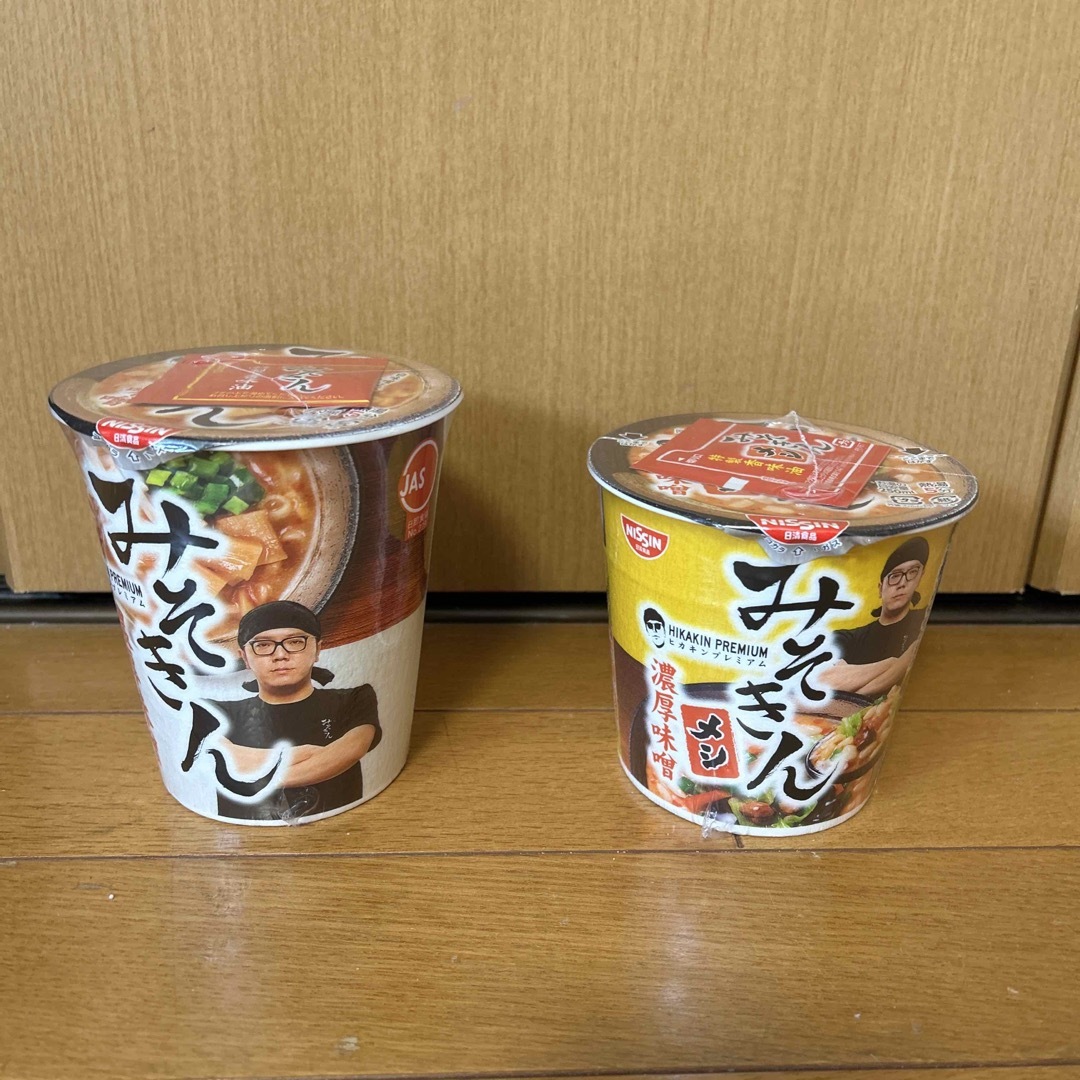 日清食品(ニッシンショクヒン)のみそきん　2個セット 食品/飲料/酒の加工食品(インスタント食品)の商品写真