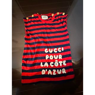 グッチ(Gucci)のGUCCI袖無しTシャツ(Tシャツ/カットソー(半袖/袖なし))