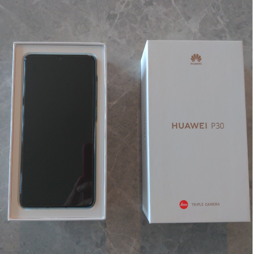 ファーウェイHUAWEI P30 (COLOR: Aurora)