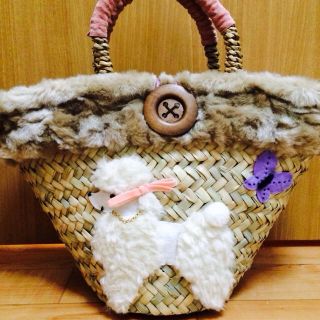 ケイティー(Katie)の♡poodle basket♡(ハンドバッグ)