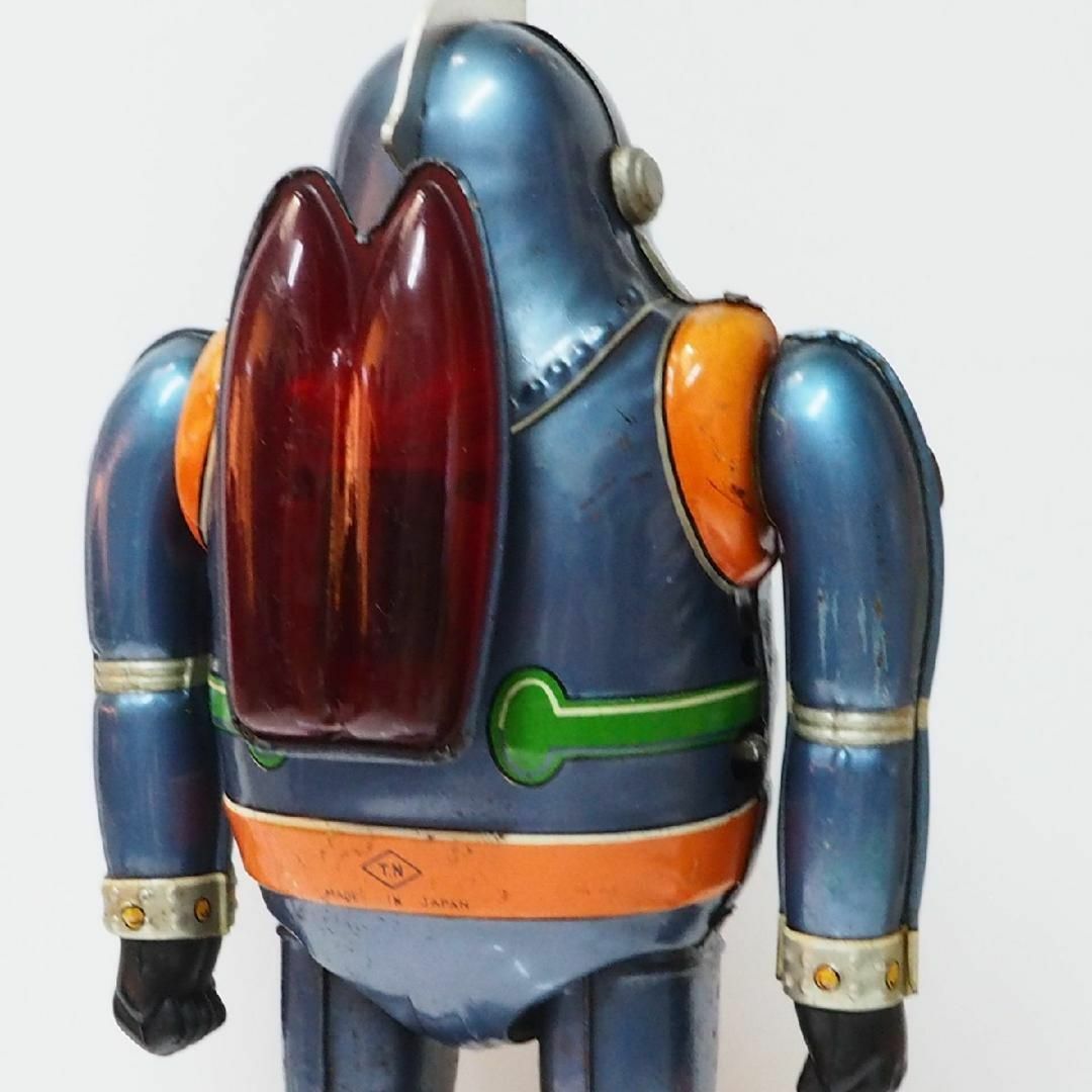 野村【鉄人28号No.3発火不可 金具欠】当時物ブリキ ロボットTIN 野村【鉄人28号No.3発火不可 金具欠】当時物ブリキ ロボットTIN