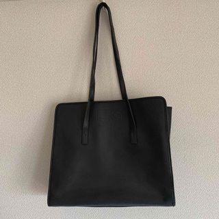 ジバンシィ(GIVENCHY)の《中古》GIVENCHY ジバンシー  レザー　トートバッグ　チャコールグレー(トートバッグ)