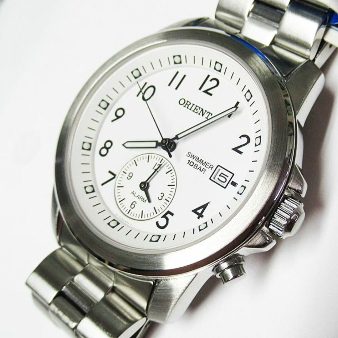 ORIENT(オリエント)のジャンク☆ORIENT(オリエント時計)アラーム付アナログクォーツ メンズの時計(腕時計(アナログ))の商品写真