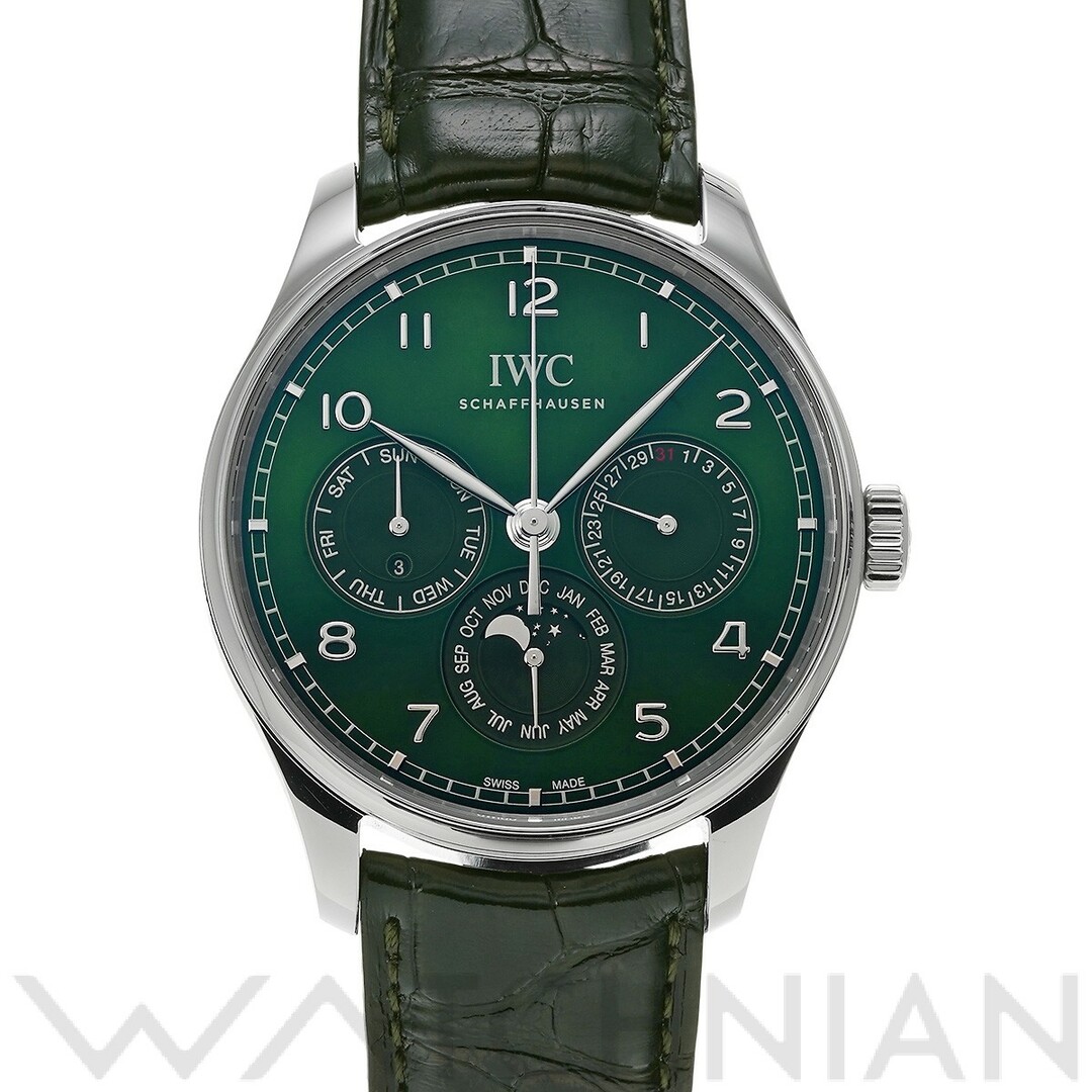 中古 インターナショナルウォッチカンパニー IWC IW344207 グリーン メンズ 腕時計