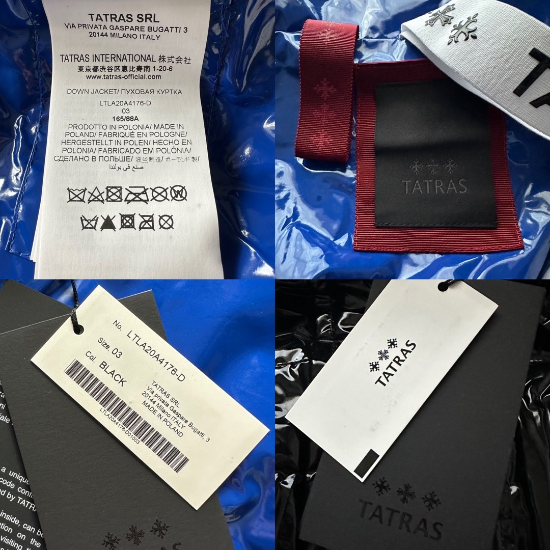 新品 TATRAS タトラス SHAMAL ダウンジャケット ネイビー 3