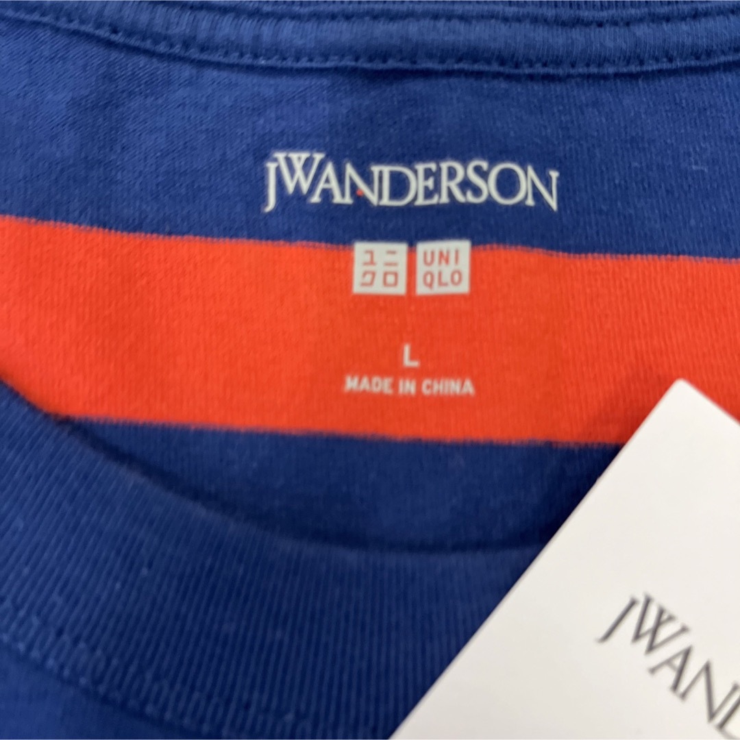 UNIQLO(ユニクロ)のユニクロ　jwANDERSON ボーダーTシャツL メンズのトップス(Tシャツ/カットソー(半袖/袖なし))の商品写真