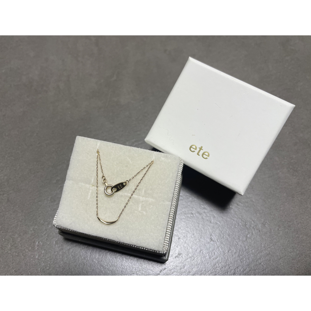 ete(エテ)のあずぴち様専用です。美品 ete レイヤークレセントムーンネックレス レディースのアクセサリー(ネックレス)の商品写真