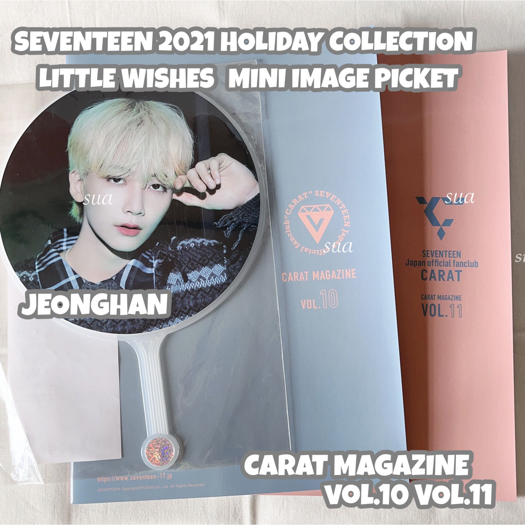 SEVENTEEN Holiday Collectionミニうちわ ジョンハン アイドル | www