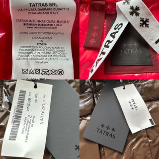 TATRAS - 新品 TATRAS タトラス SHAMAL ダウンジャケット ブラウン 4の