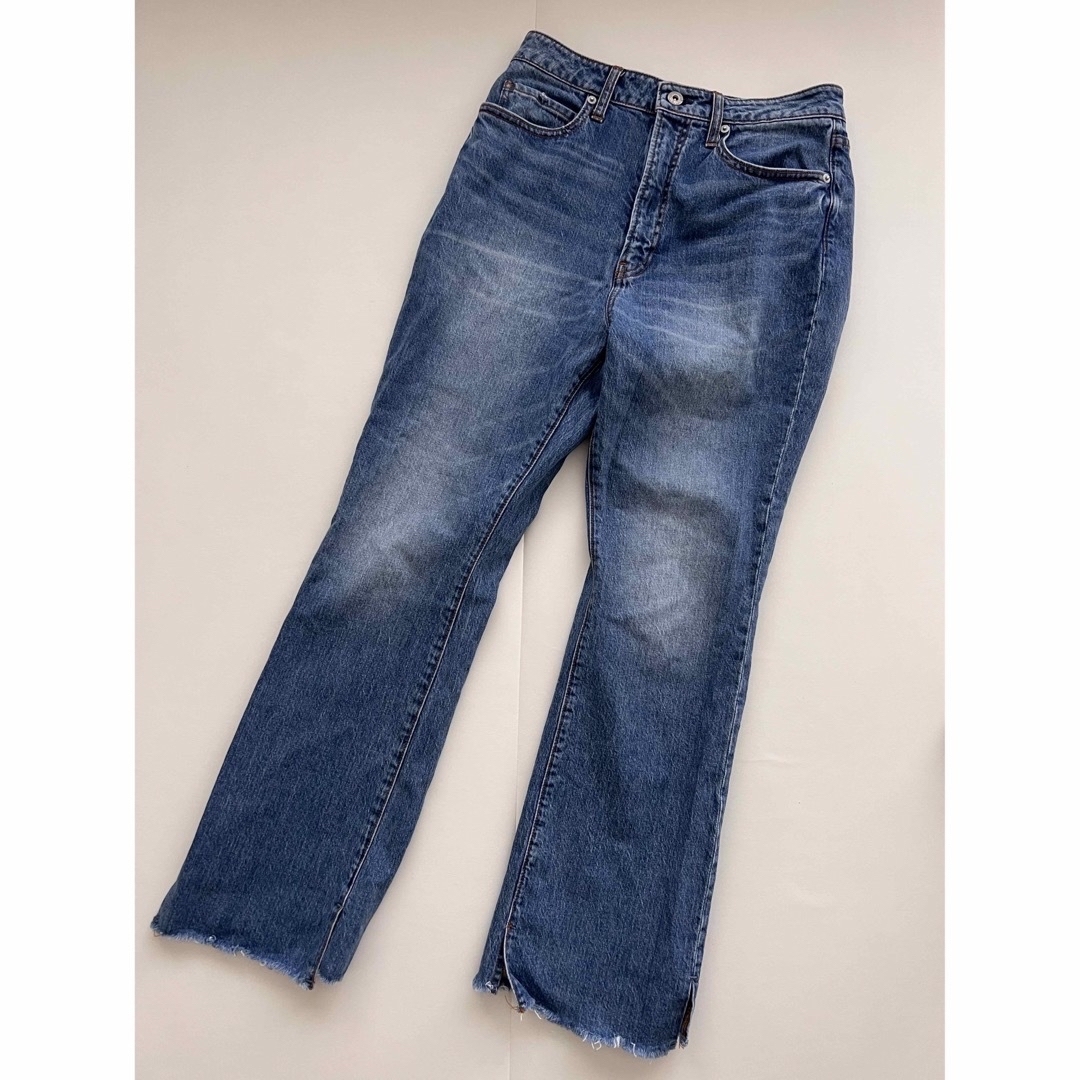 KELLY vintagedenim フレアデニム　Ｌサイズ　即完売品　スリット