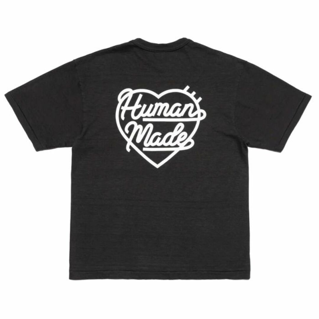 2023 Human Made HEART BADGE TEE Black XL