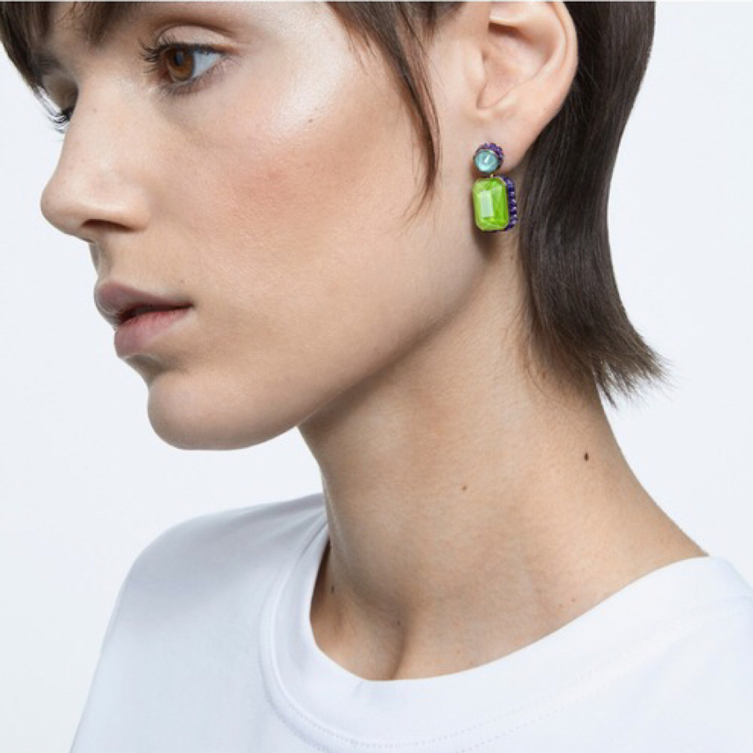 SWAROVSKI - スワロフスキー Orbita ピアス 新品 マルチカラー SWAROVSKI - スワロフスキー Orbita ピアス 新品 マルチカラー