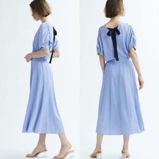 ランバンオンブルー(LANVIN en Bleu)のnamwaan様専用⭐︎LANVINニットワンピ& ESTNATIONボレロ(ひざ丈ワンピース)