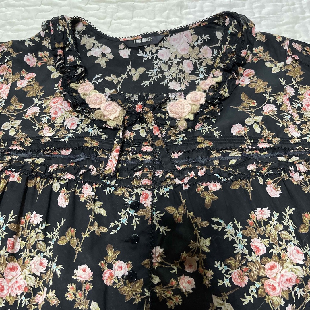 ピンクハウス❣️ローズ🌹モチーフ❣️ワンピース👗