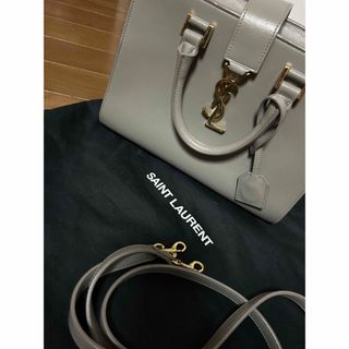 サンローラン(Saint Laurent)のmi様専用　サンローラン　YSL ベイビーカバス　グレー(ハンドバッグ)