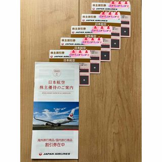 ジャル(ニホンコウクウ)(JAL(日本航空))のJAL 株主優待 航空券割引 5枚 案内冊子(航空券)