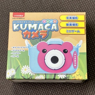 トイカメラ　kumacaカメラ　ピンク(知育玩具)