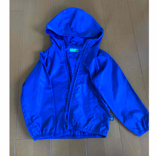 ベネトン(BENETTON)の【美品】ベネトン　ブルー　ジャンパー　110cm(ジャケット/上着)