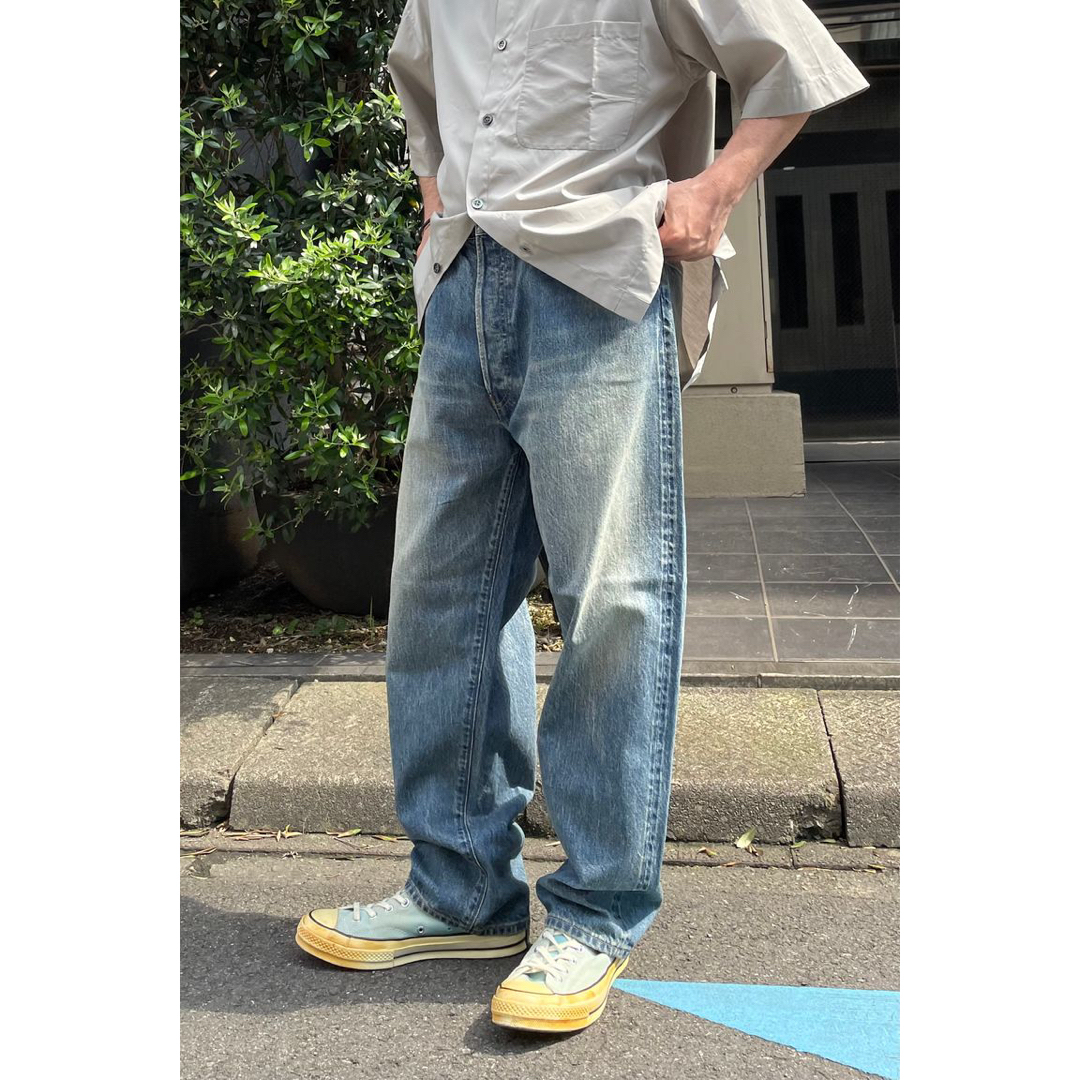 A.PRESSE No.22 ウォッシュドワイドデニムパンツ サイズ34の通販 by