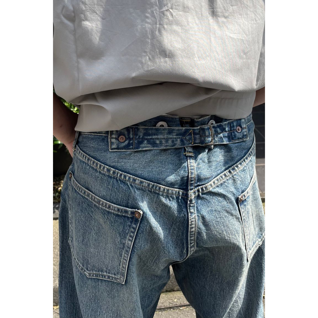 A.PRESSE No.22 ウォッシュドワイドデニムパンツ サイズ34の通販 A.PRESSE No.22 ウォッシュドワイドデニムパンツ サイズ34の通販