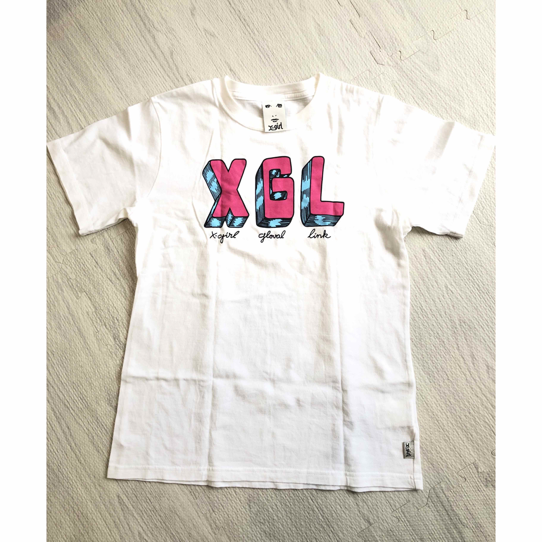 X-girl(エックスガール)のx-girl ロゴT 未使用 レディースのトップス(Tシャツ(半袖/袖なし))の商品写真