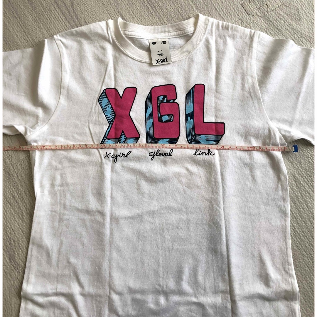 X-girl(エックスガール)のx-girl ロゴT 未使用 レディースのトップス(Tシャツ(半袖/袖なし))の商品写真