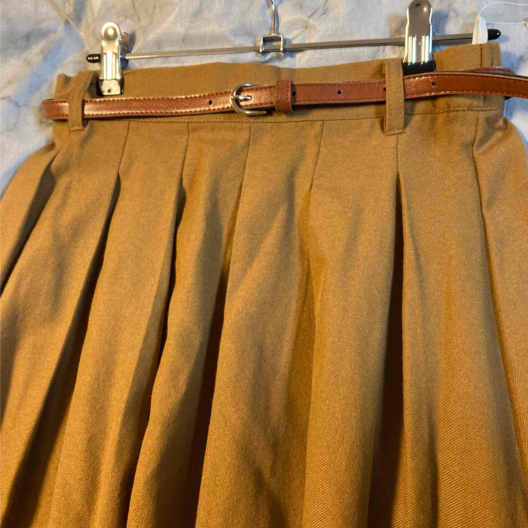 スカート　フィッシュテール　L ベルト付き レディースのスカート(ロングスカート)の商品写真