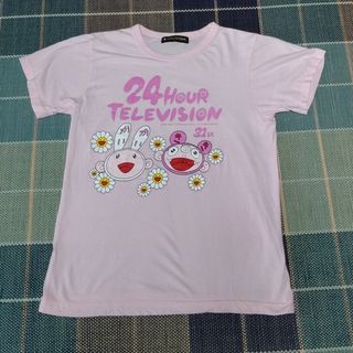 嵐 ２４時間テレビ Tシャツ 村上隆 ピンク Sサイズ(その他)