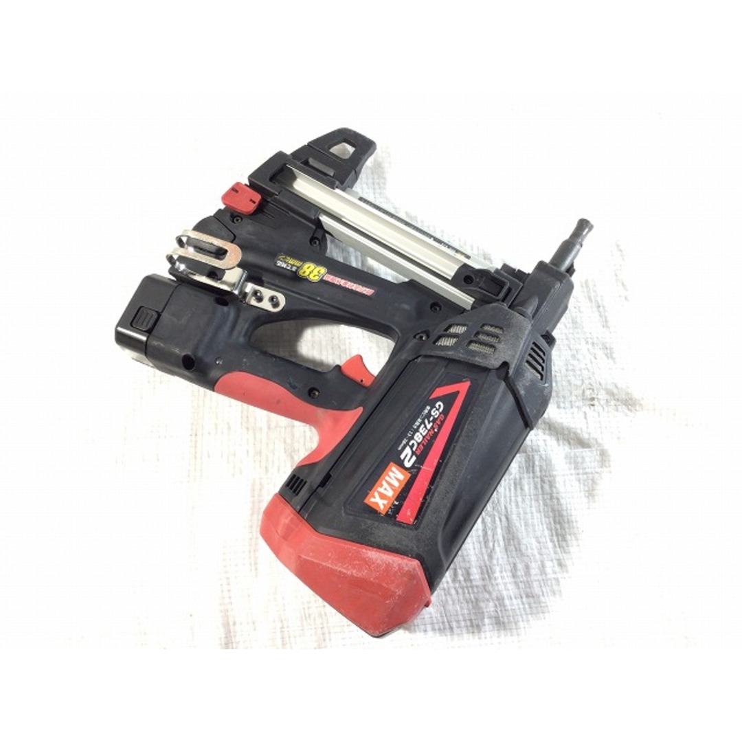 ☆中古品☆MAX マックス 6V ガスネイラ GS-738C2 バッテリー2個(6V 1.5