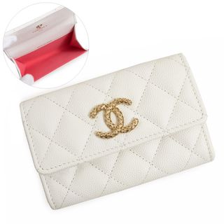 新品 CHANEL コインケース＆カードホルダーマト ラッセ