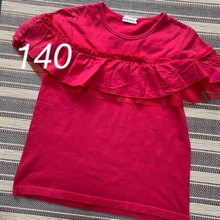 ブランシェス(Branshes)のブランシェス☆半袖　赤　140(Tシャツ/カットソー)