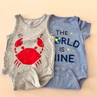 ベビーギャップ(babyGAP)の★美品★babyGAP ロンパース　半袖　タンクトップ　(ロンパース)