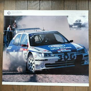 プジョー 306 マキシ ポスター 1997年 WRC ポルトガルラリー(その他)