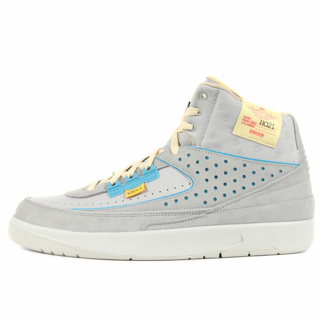 NIKE ナイキ スニーカー サイズ:29.0cm UNION AIR JORDAN 2 RETRO SP GREY FOG DN3802-001 グレーフォグ サイレンレッド US11 シューズ 靴 コラボ ブランド ハイカット【メンズ】【K3772】