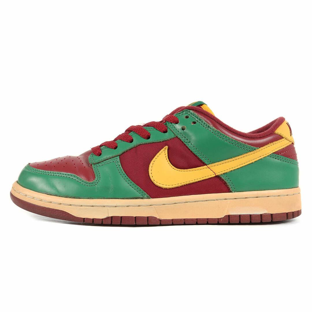 NIKE ナイキ スニーカー サイズ:27.0cm DUNK LOW EURO 2004 PORTUGAL 2004年製 307378-671 チームレッド イエローゴールド パイングリーン US9 シューズ 靴 ブランド【メンズ】