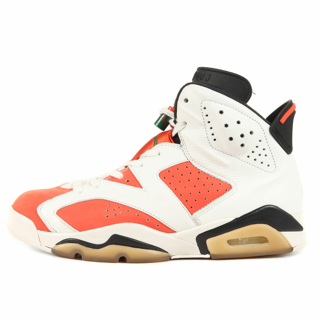 NIKE ナイキ スニーカー サイズ:27.0cm AIR JORDAN 6 RETRO GATORADE 384664-145 サミットホワイト ブラック チームオレンジ US9 シューズ 靴 ハイカット ブランド【メンズ】