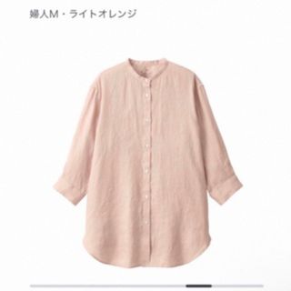 ムジルシリョウヒン(MUJI (無印良品))の無印良品　ヘンプ七分袖チュニック　(チュニック)