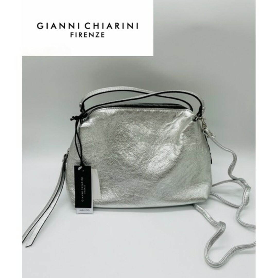 GIANNI CHIARINI】未使用 ALIFA 2wayショルダーバッグ-