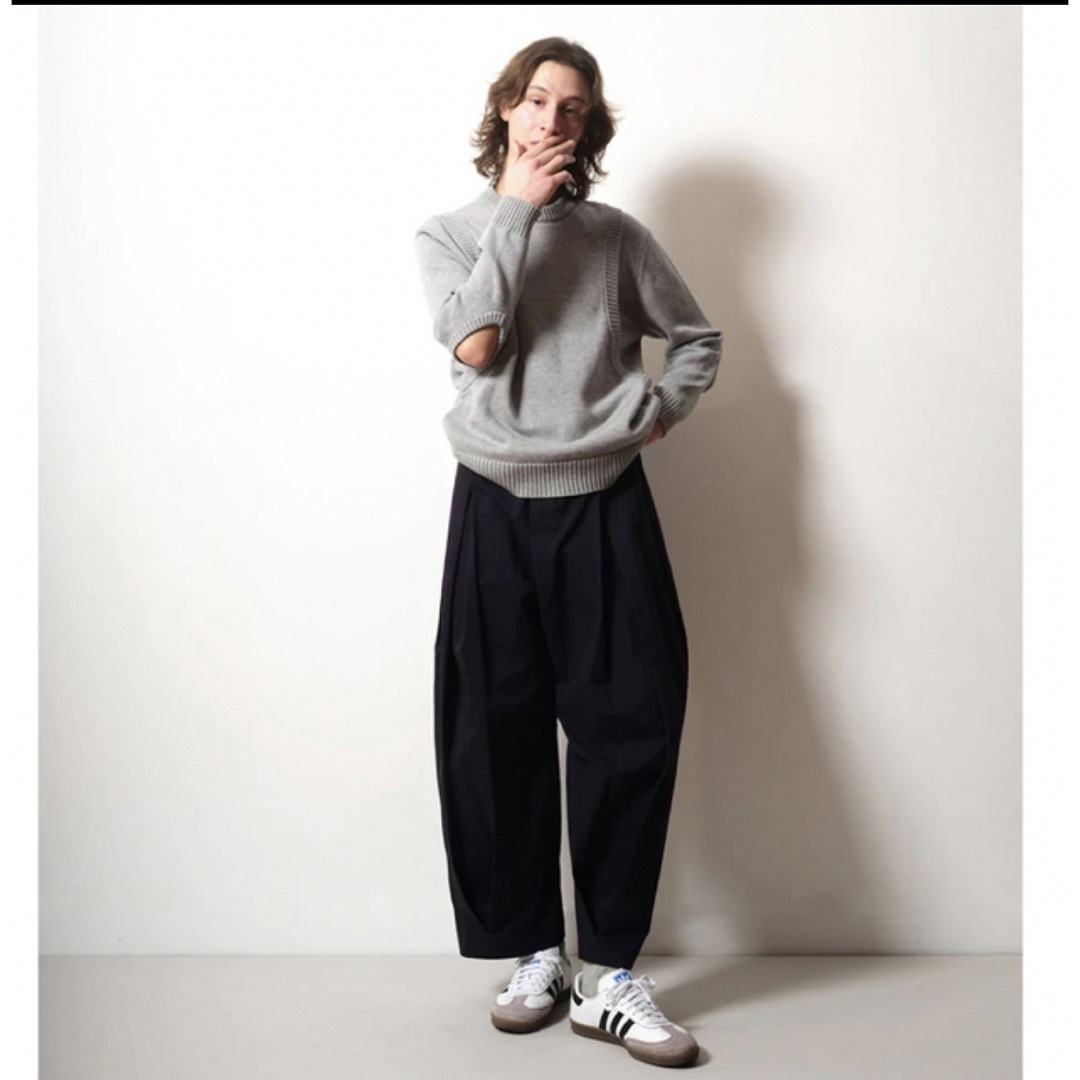 SAGE NATION/セイジネーション】 BOX PLEAT TROUSER