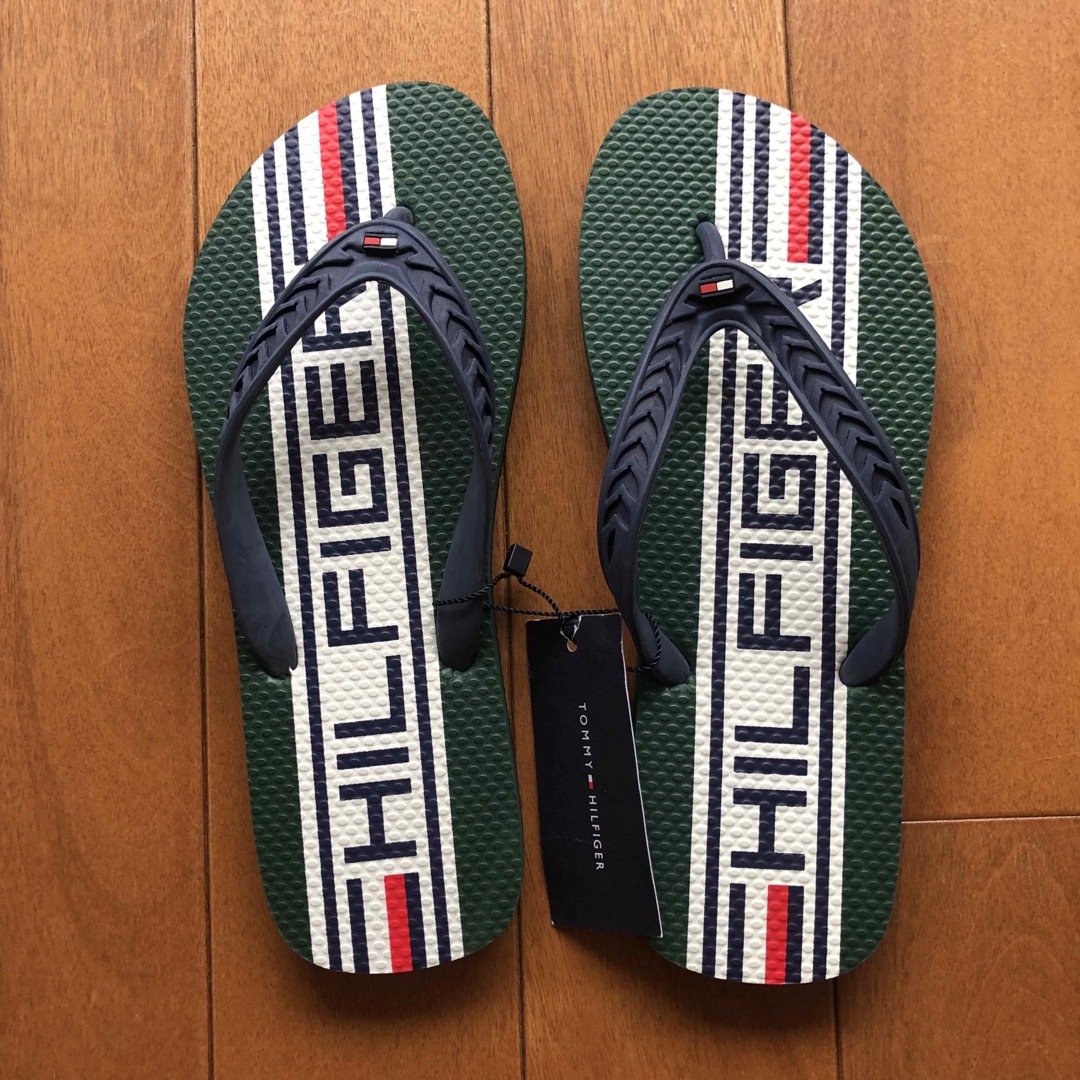 TOMMY HILFIGER(トミーヒルフィガー)の★新品★　TOMMY HILFIGERビーチサンダル メンズの靴/シューズ(ビーチサンダル)の商品写真