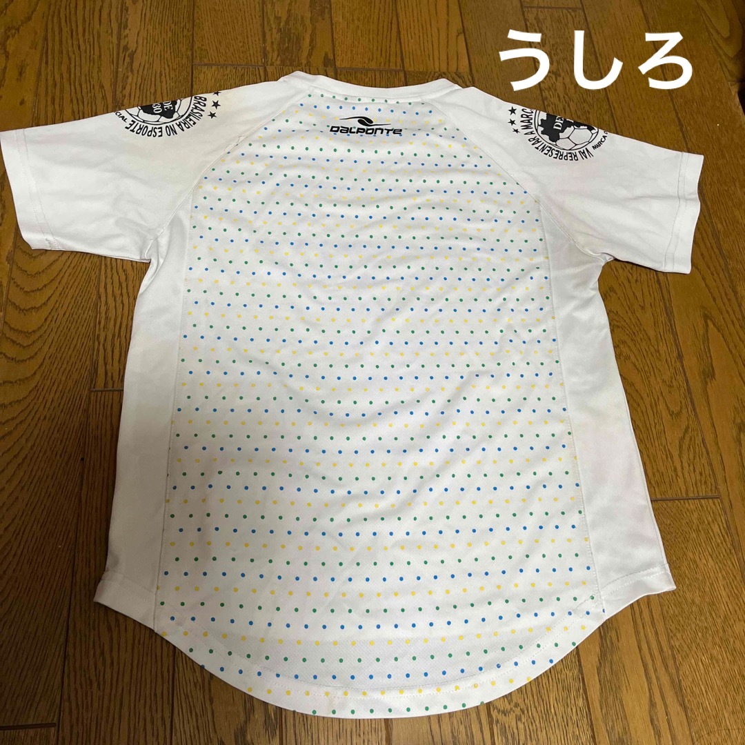 DalPonte(ダウポンチ)のダウポンチ　Tシャツ　150  白　水玉　キッズ　サッカー　フットサル スポーツ/アウトドアのサッカー/フットサル(ウェア)の商品写真