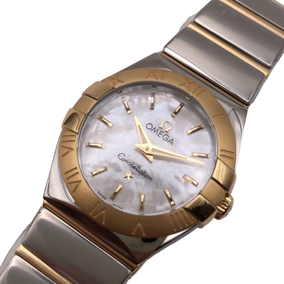 オメガ OMEGA コンステレーション　ホワイトシェル 123.20.24.60.05.004  K18/SS クオーツ レディース 腕時計