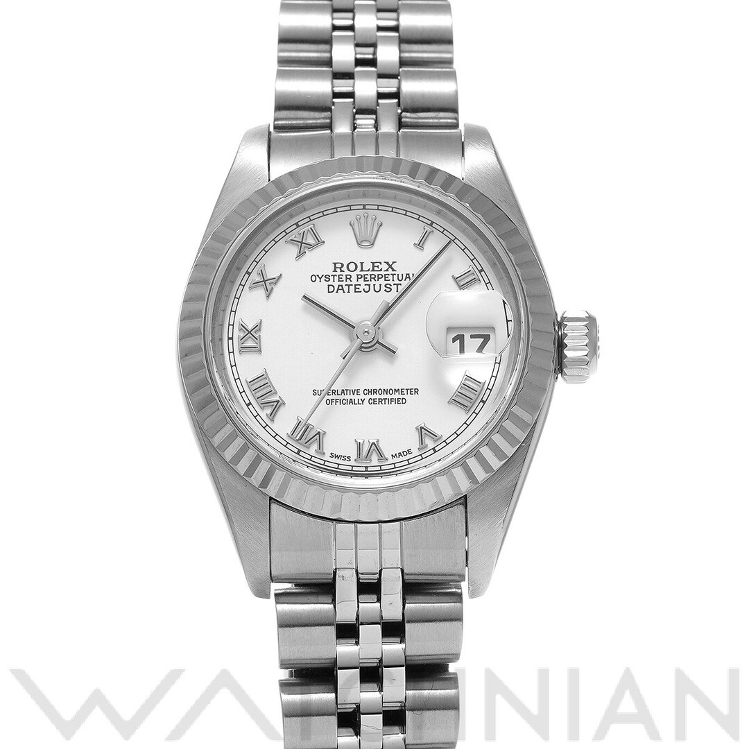ロレックス ROLEX 79174 F番(2004年頃製造) ホワイト レディース 腕時計