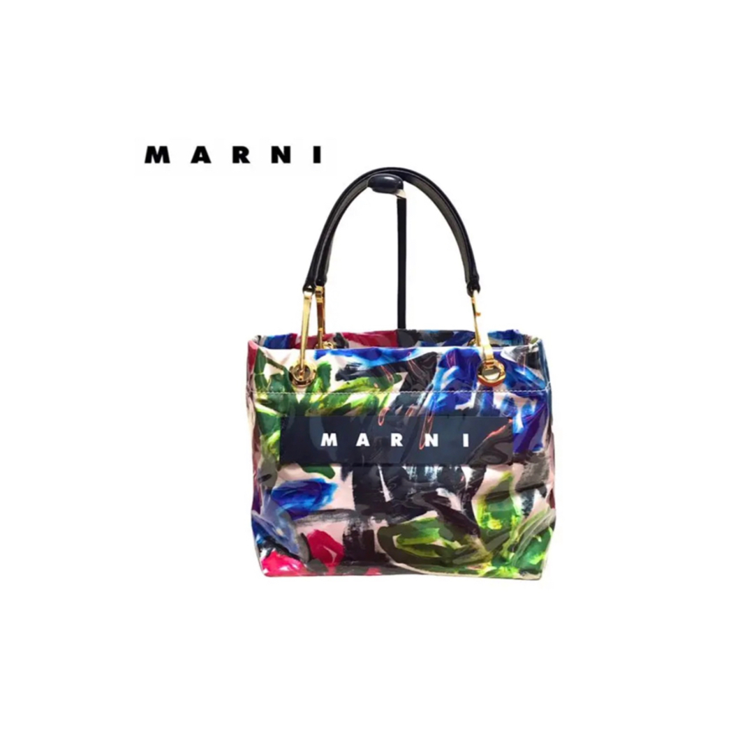 マルニ グロッシーグリップ トートバッグ - トートバッグ